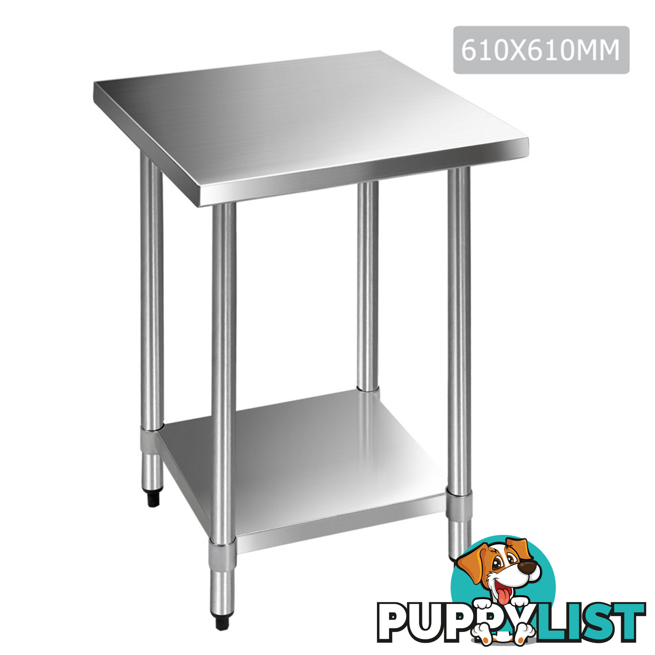 430 Stainless Steel Kitchen Work Bench Table 610mm