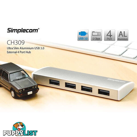 Simplecom CR307 SuperSpeed USB 3.0 All In One Card Reader with CF 4 Slot