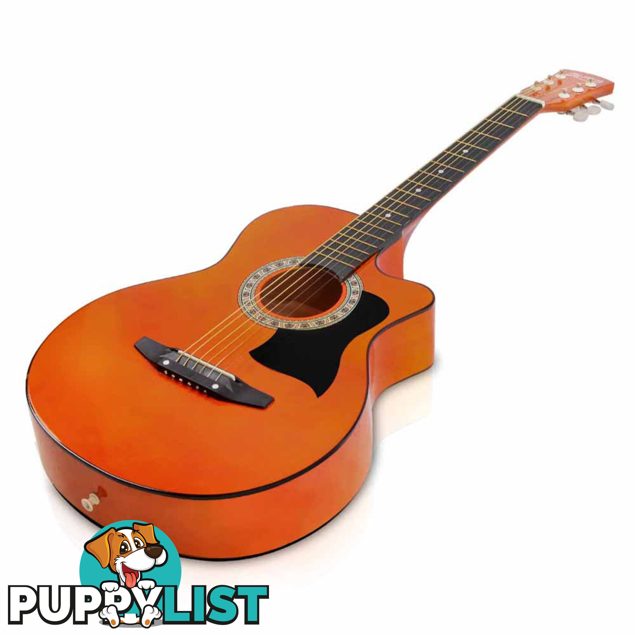 Acoustic Cutaway Steel-Stringed Guitar 38