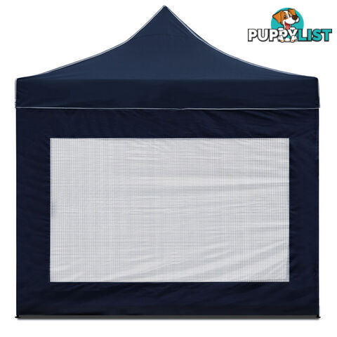 3x4.5 Pop Up Gazebo Hut with Sandbags Navy