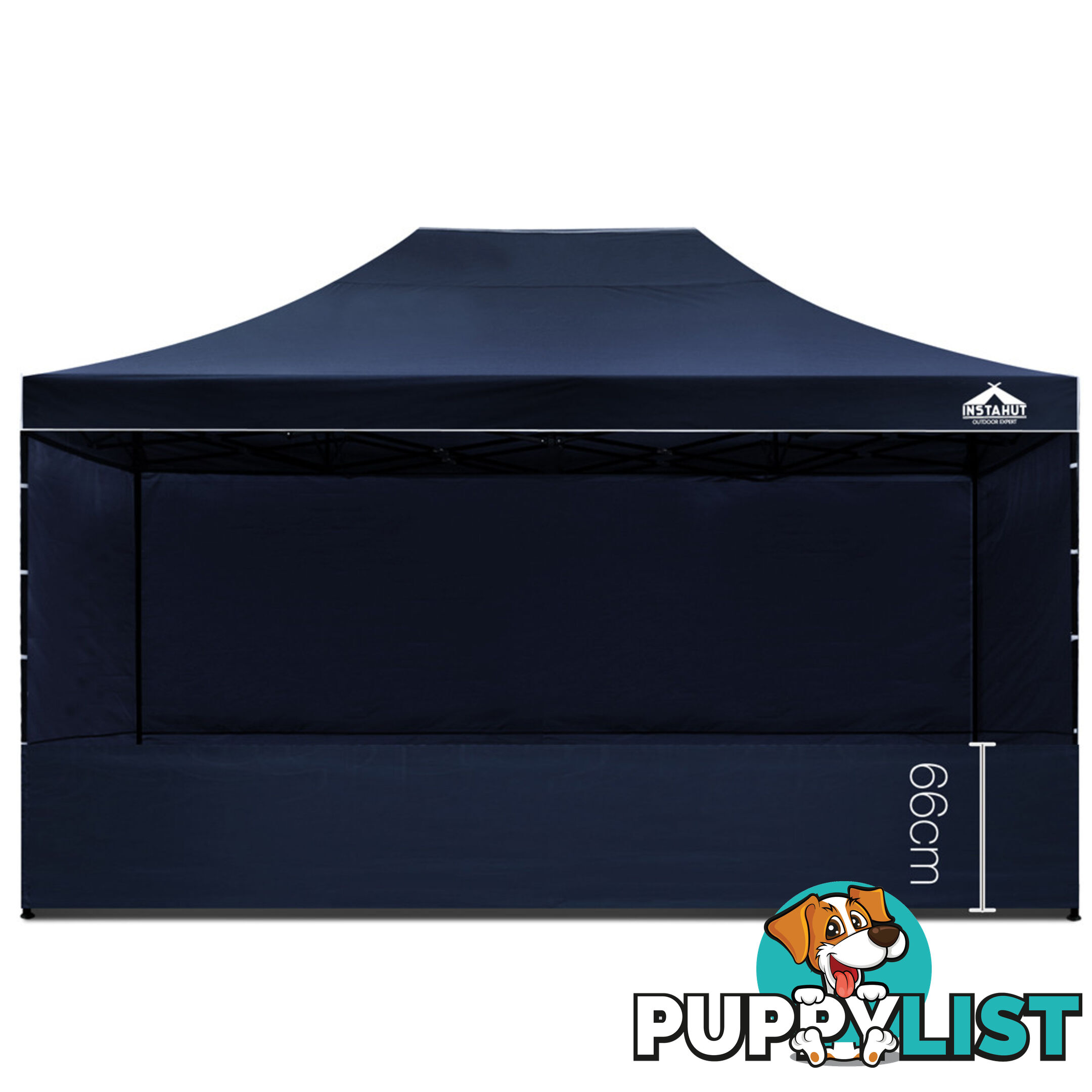 3x4.5 Pop Up Gazebo Hut with Sandbags Navy