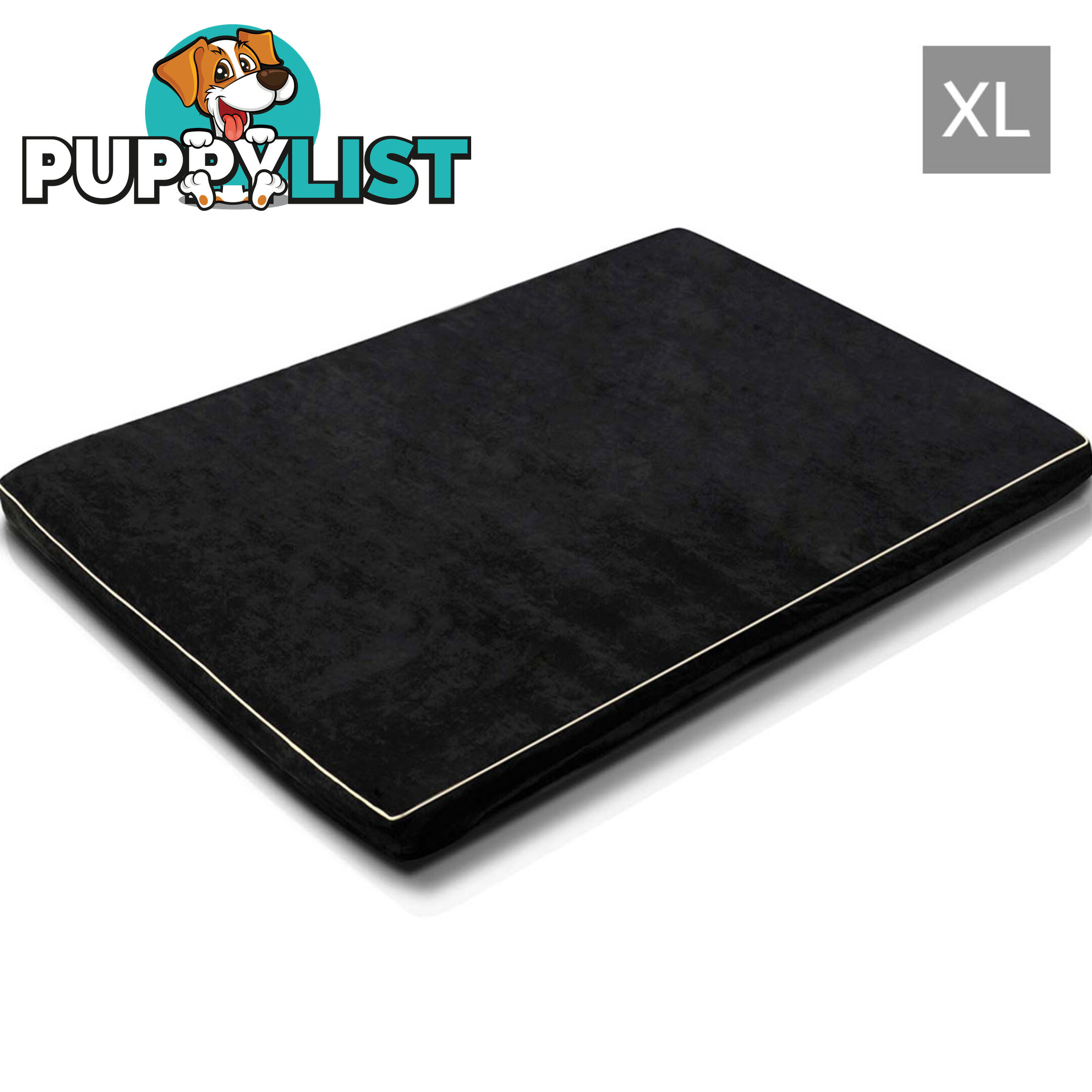 Pet Dog Anti Skid Sleep Memory Foam Mattress Bed Extra Large Black