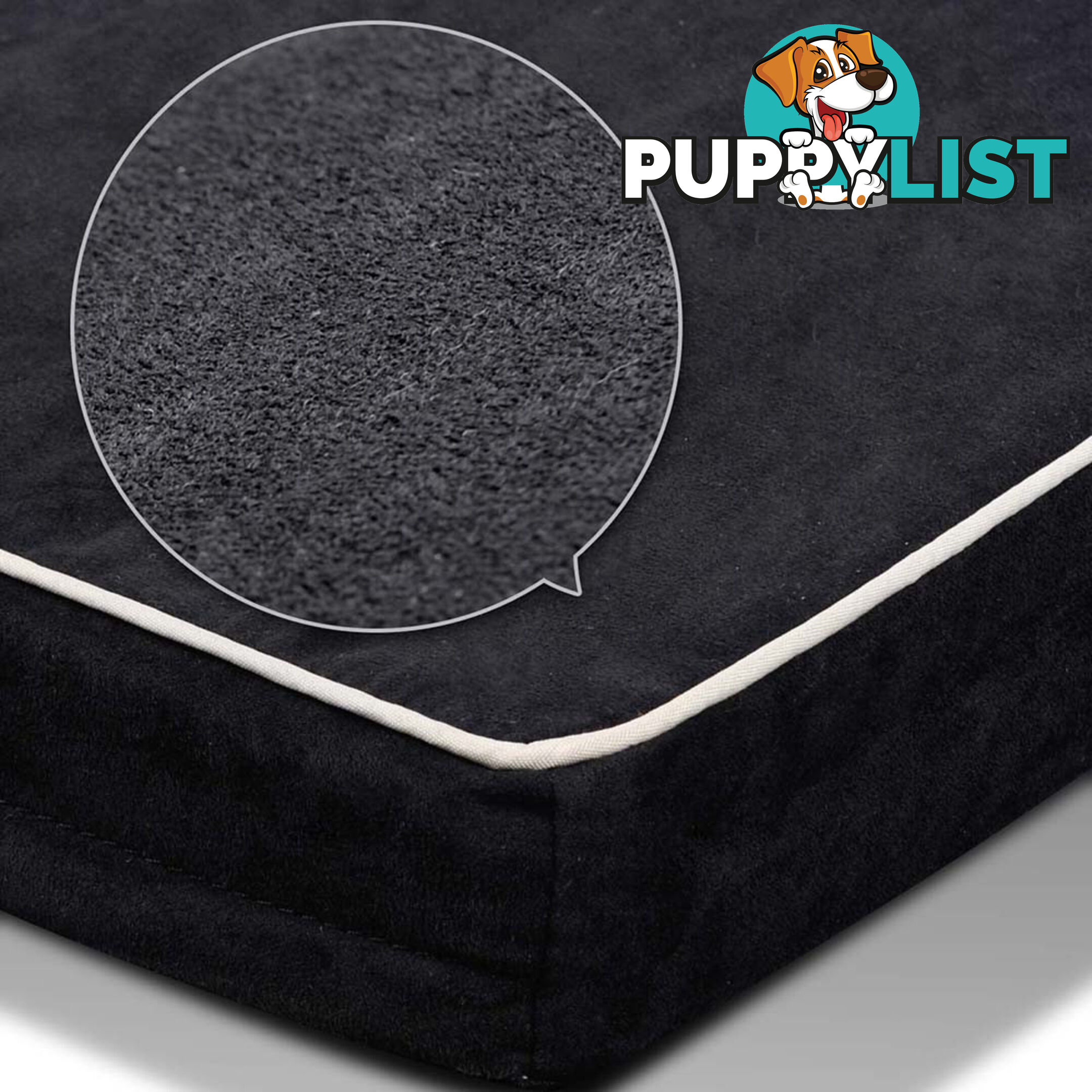 Pet Dog Anti Skid Sleep Memory Foam Mattress Bed Extra Large Black