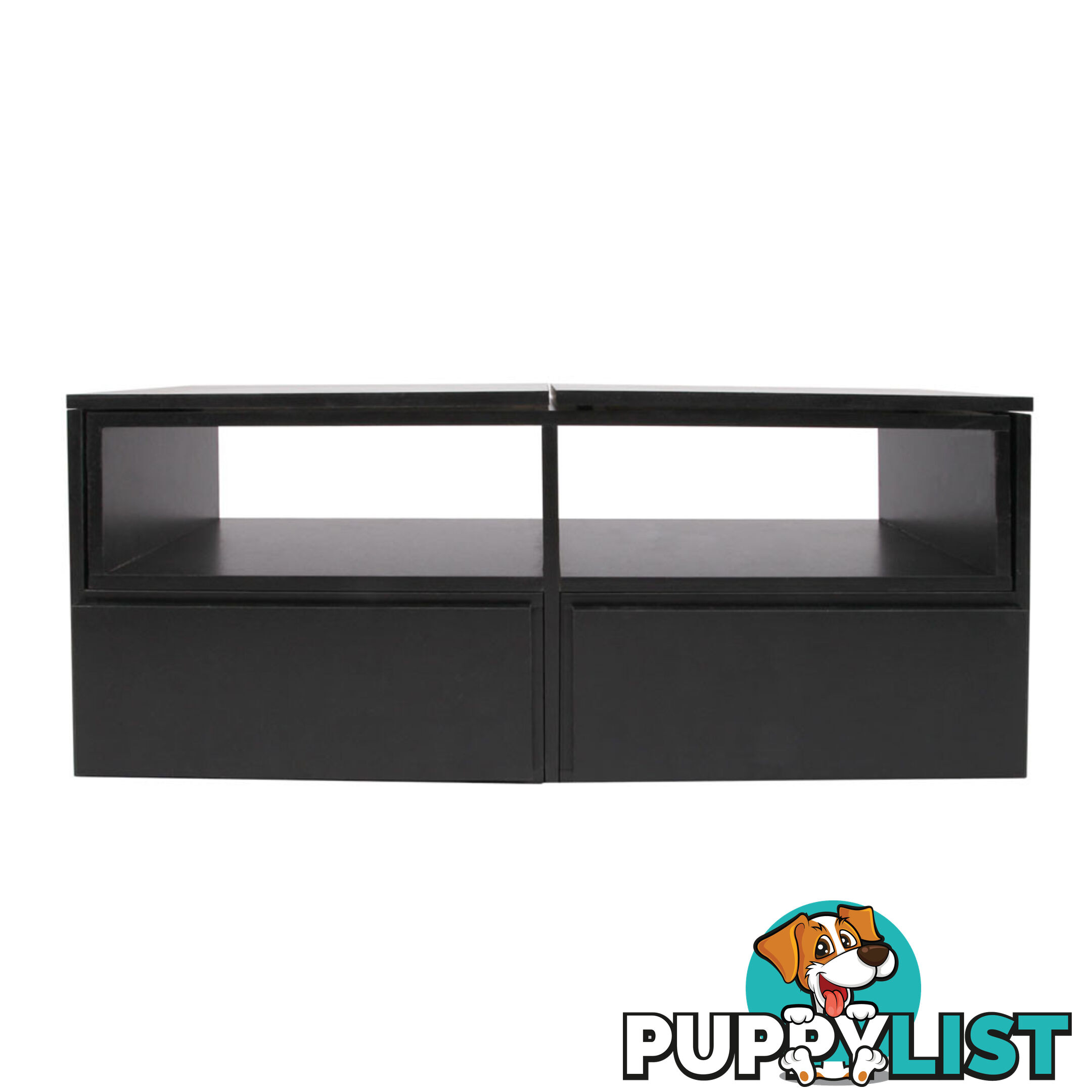 TV Stand Entertainment Unit Adjustable Cabinet White