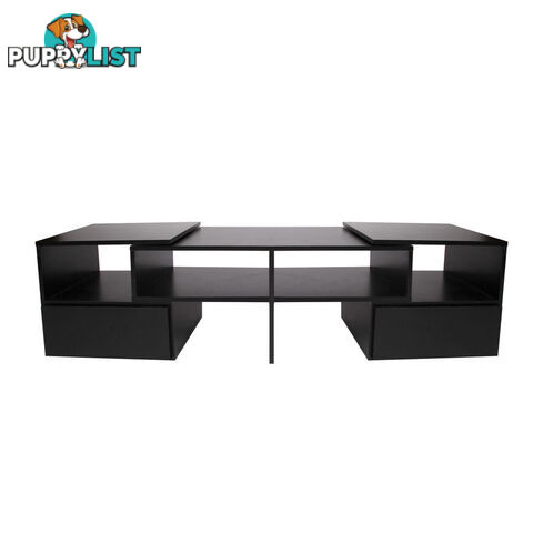 TV Stand Entertainment Unit Adjustable Cabinet White