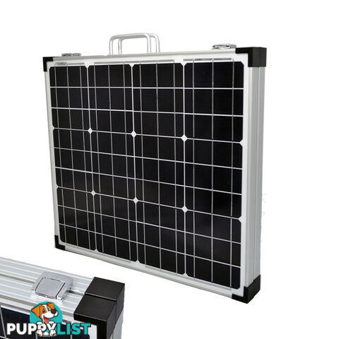 12V 120W Folding Solar Panel Mono MPPT Boat Camping Power Charging Kit Battery