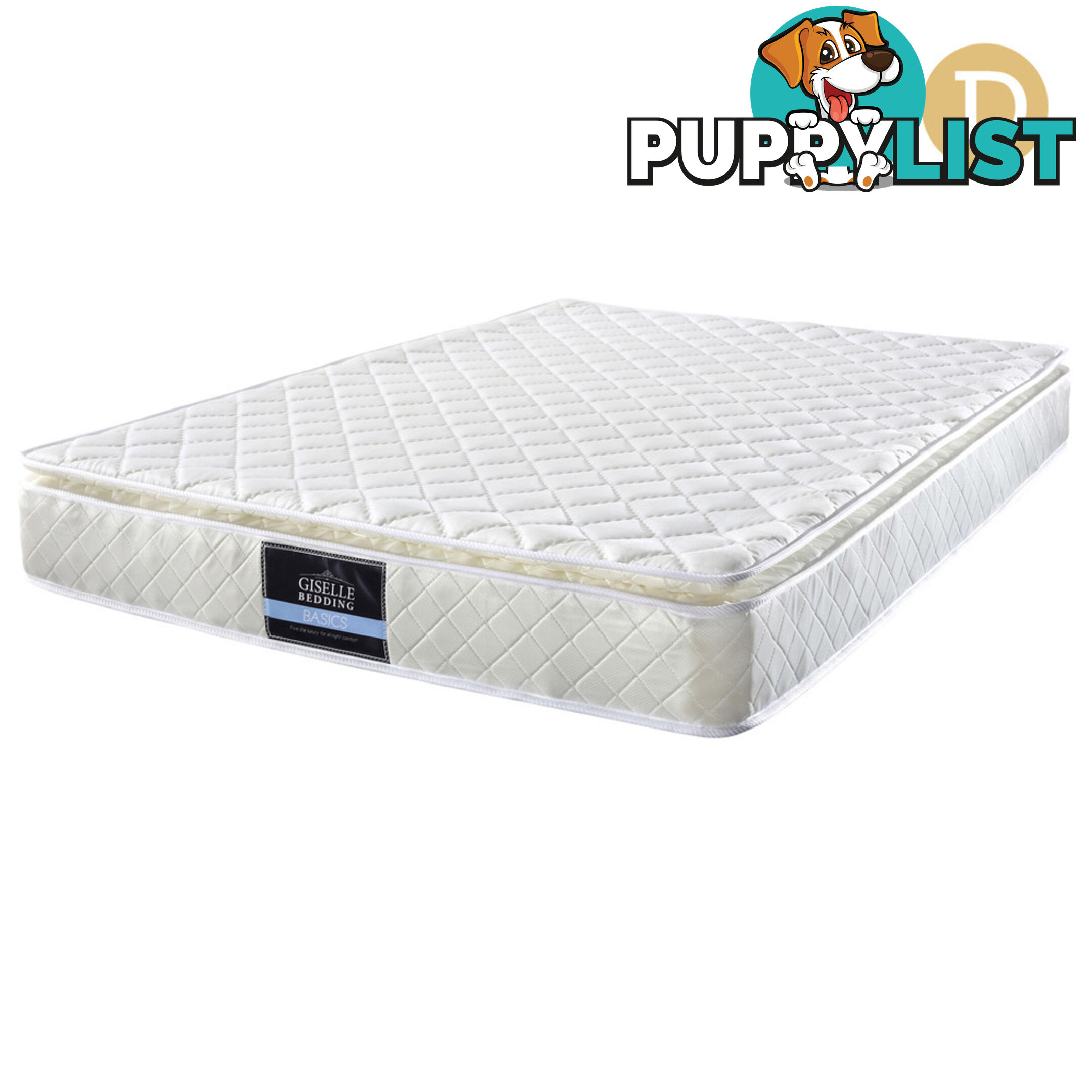 Pillow Top Pocket Spring Mattress 22cm Double