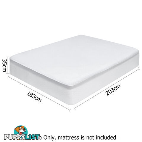 Waterproof Bamboo Mattress Protector - King Single