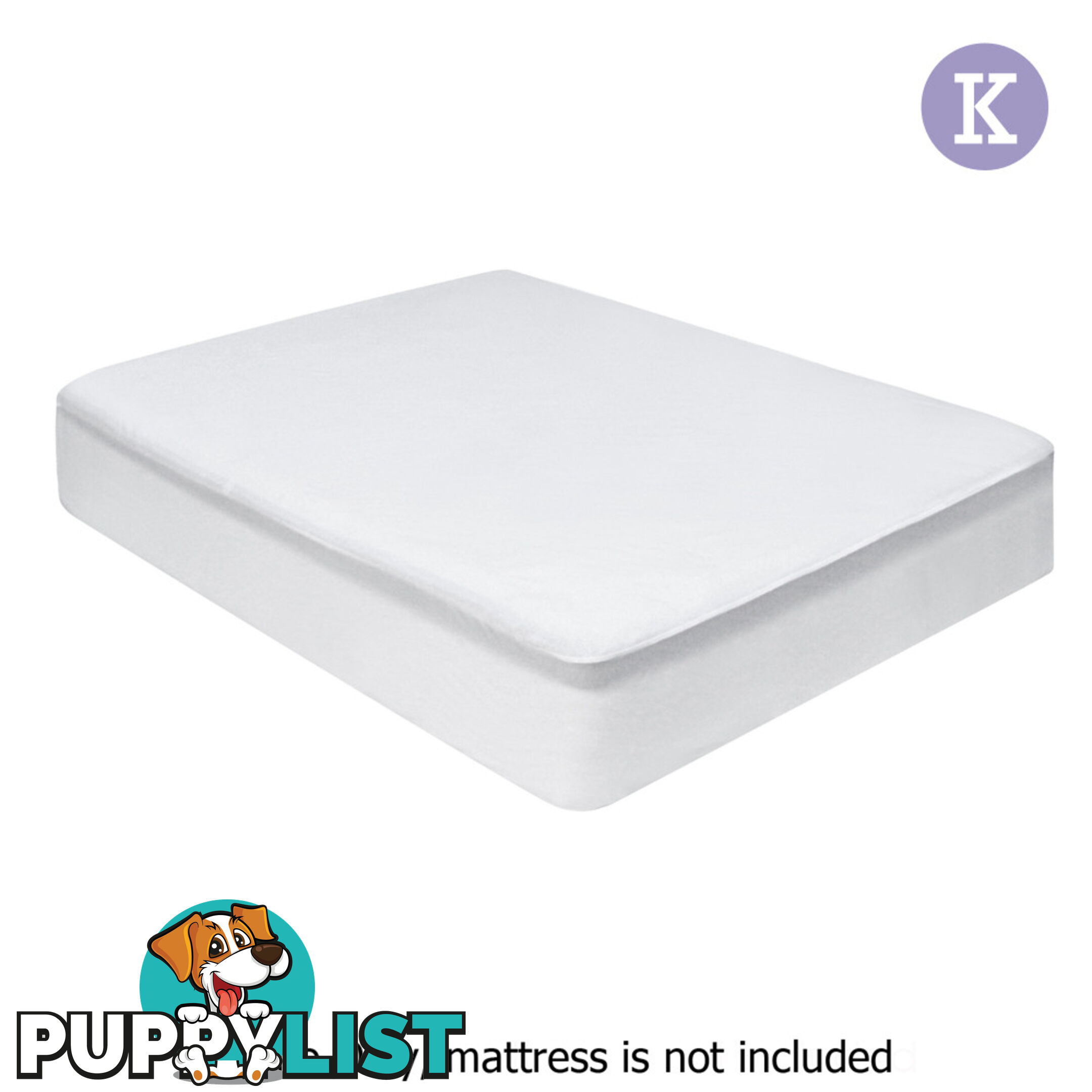 Waterproof Bamboo Mattress Protector - King Single