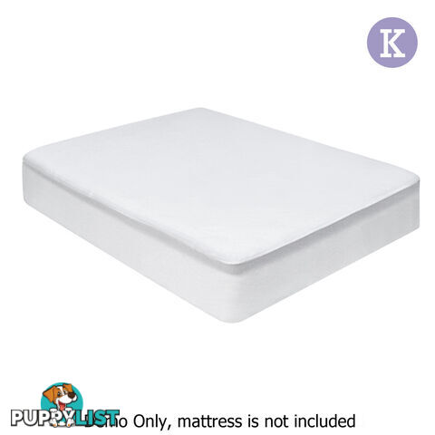 Waterproof Bamboo Mattress Protector - King Single