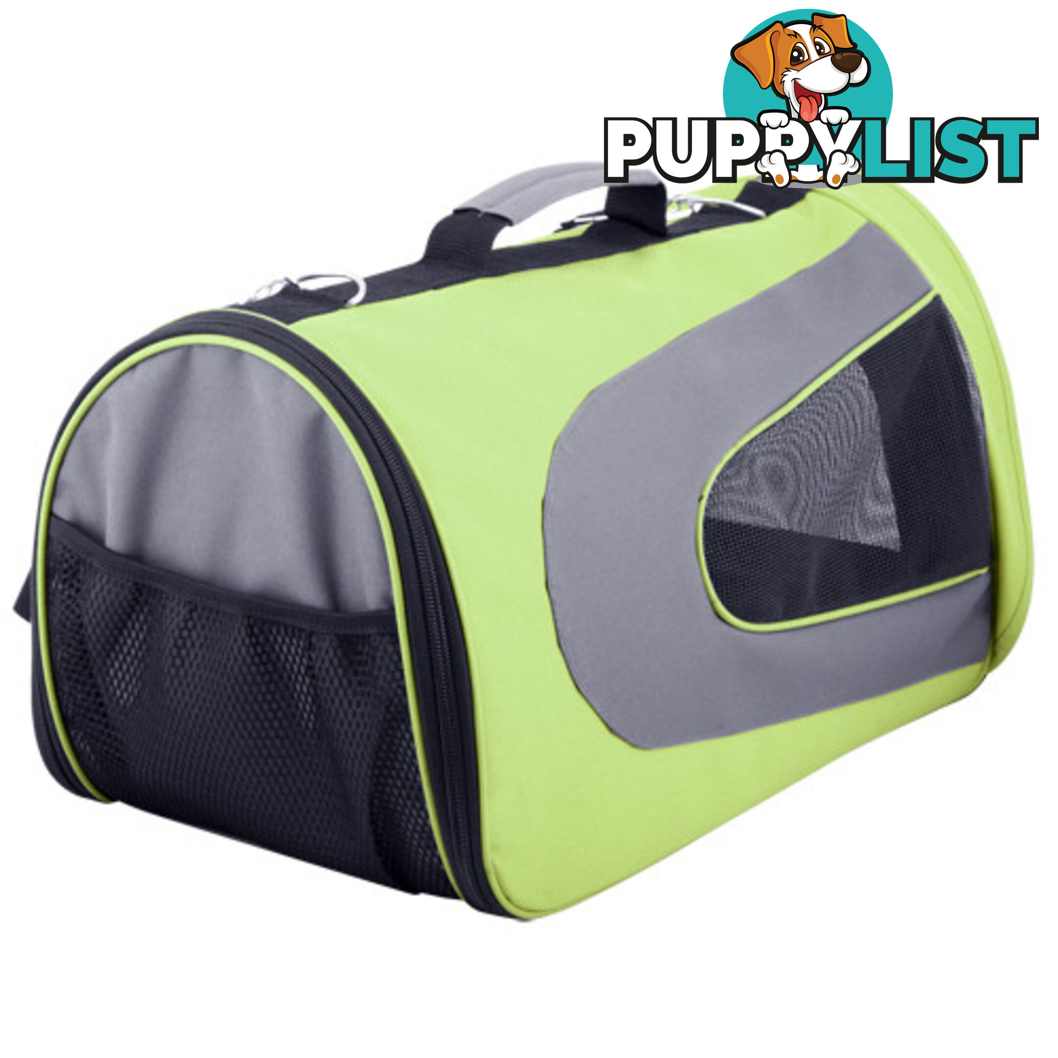 Pet Dog Cat Carrier Travel Bag Large Lime Green