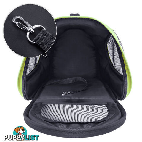 Pet Dog Cat Carrier Travel Bag Large Lime Green