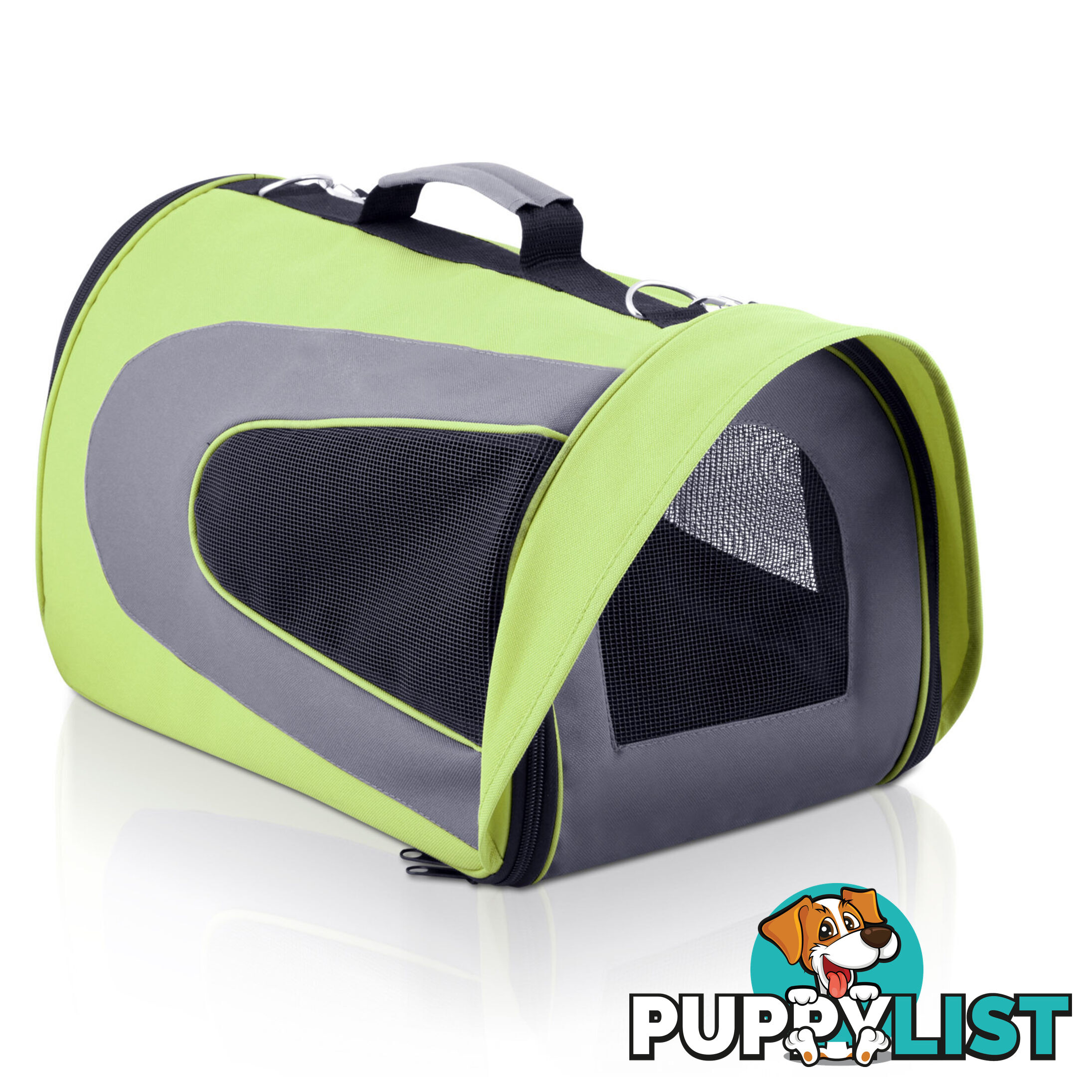 Pet Dog Cat Carrier Travel Bag Large Lime Green