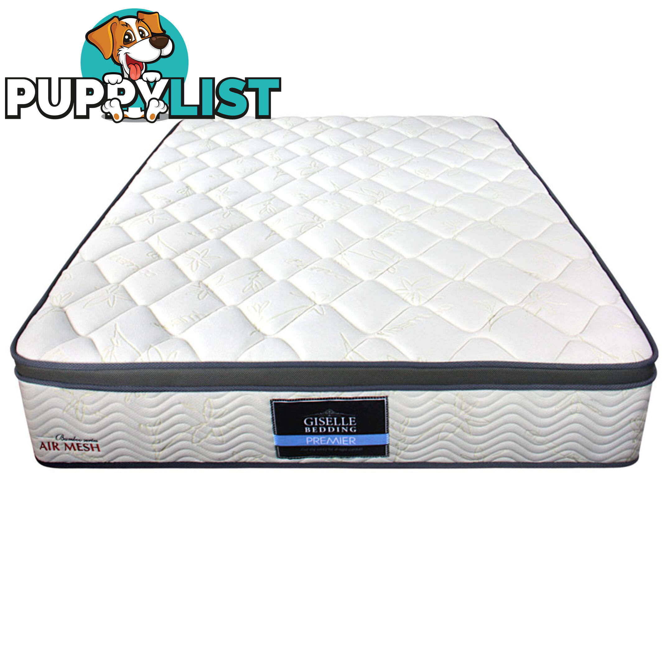 Euro Top Pocket Spring Bamboo Fabric Mattress Queen