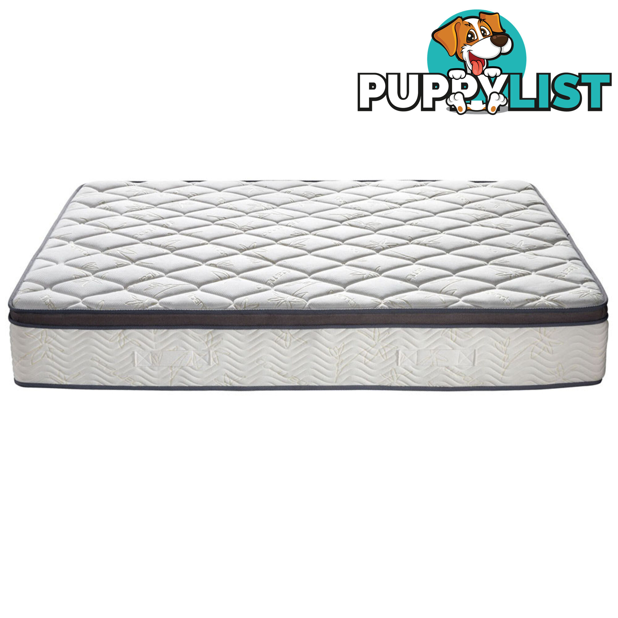 Euro Top Pocket Spring Bamboo Fabric Mattress Queen