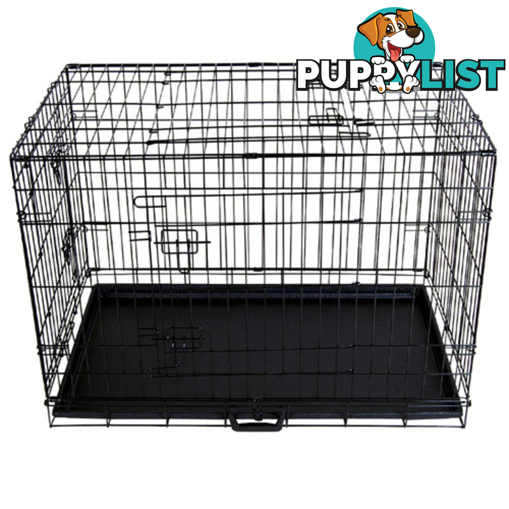 48 Inch Metal Collapsible Dog Cage