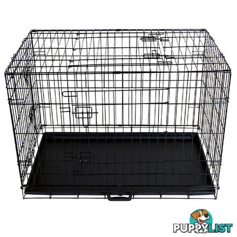 48 Inch Metal Collapsible Dog Cage