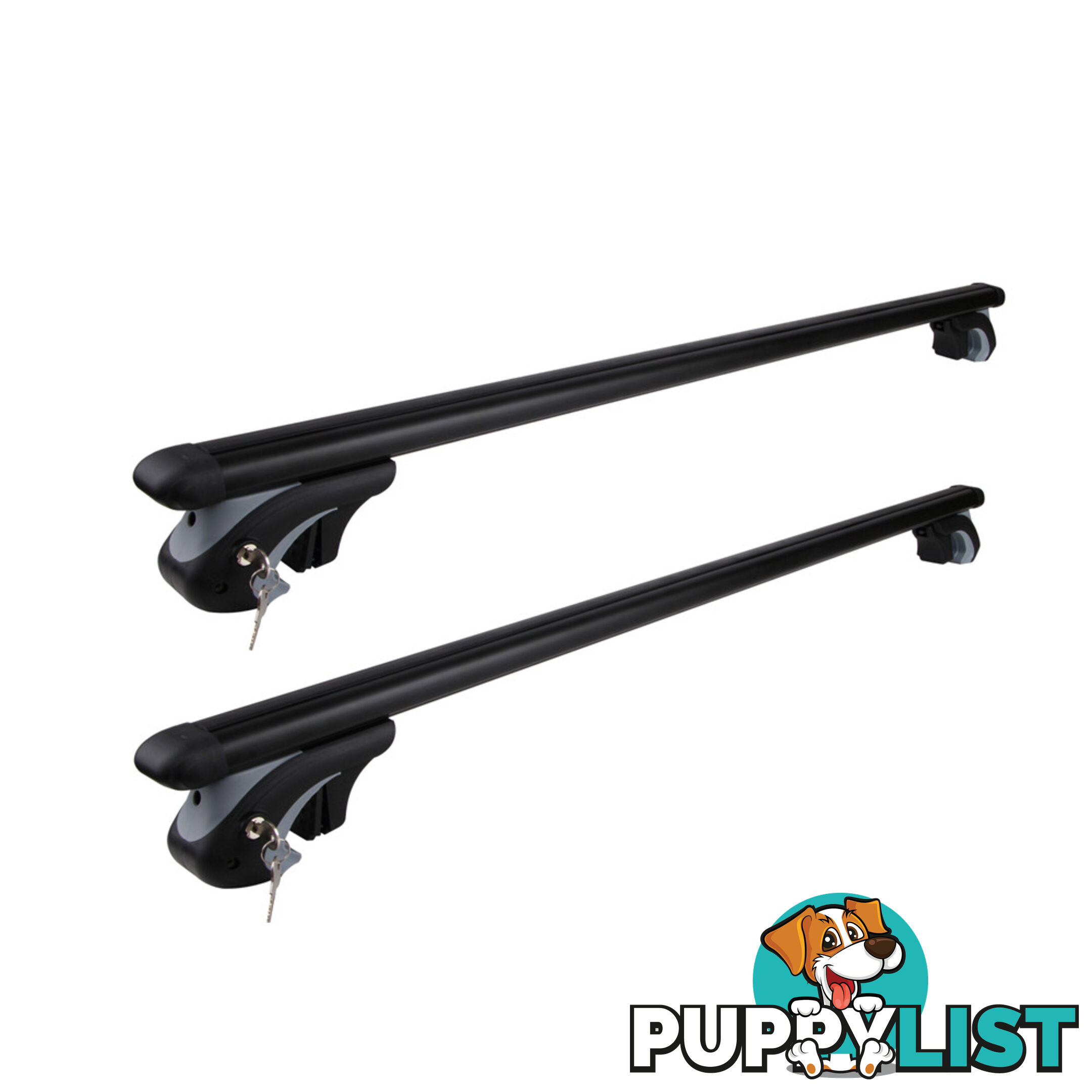 Universal Roof Racks Cross Bars 135cm Lockable