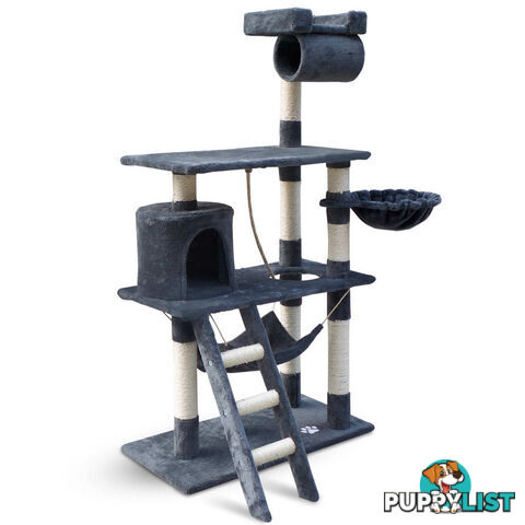 Cat Scratching Post  Tree House Condo 141cm grey