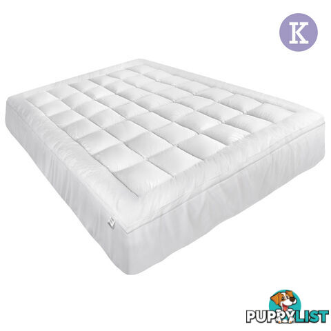 Pillowtop Mattress Topper Memory Resistant Protector Pad Cover King