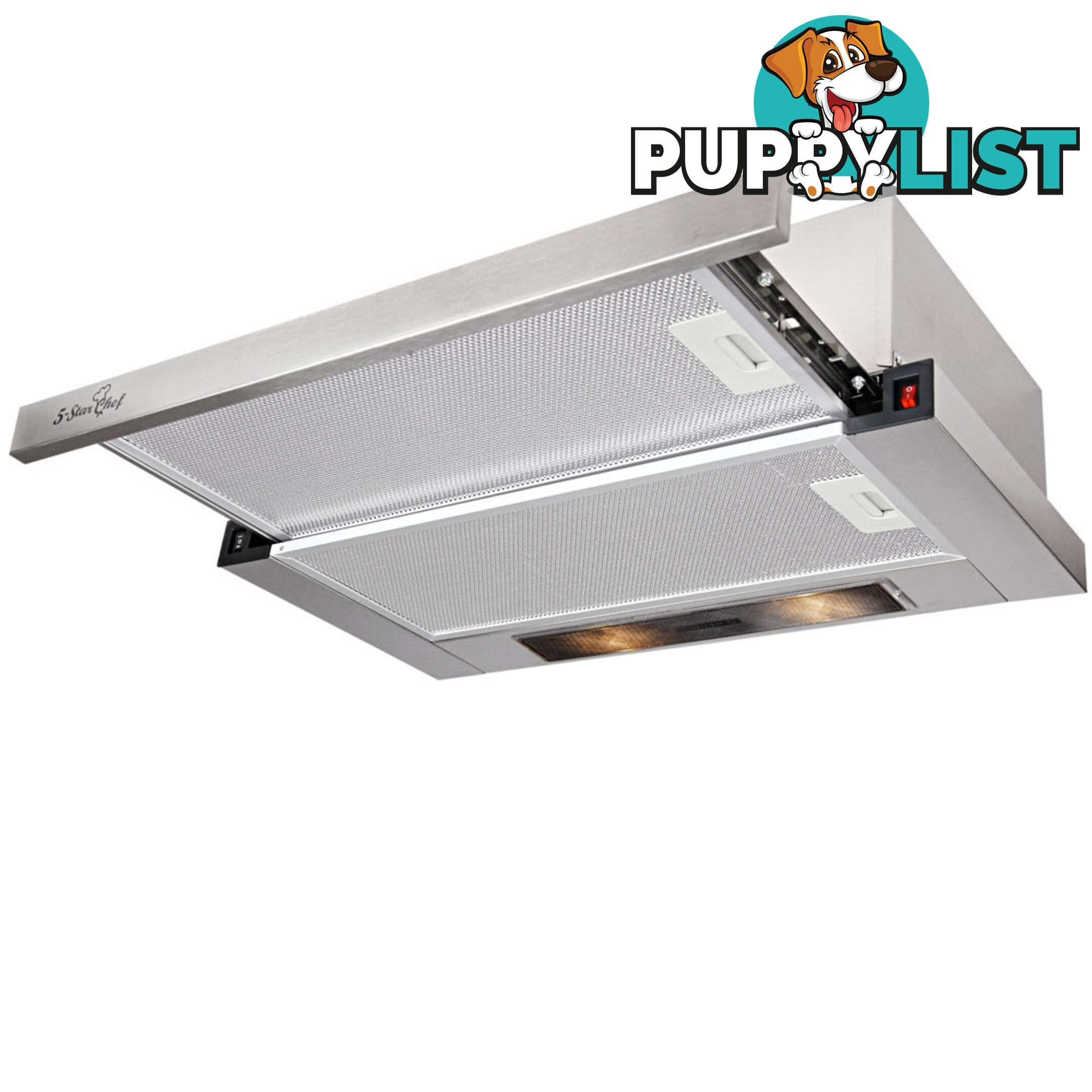 5 Star Chef Slide Out Range Hood 60cm