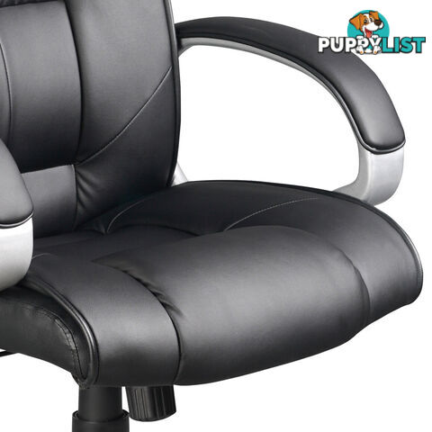 Executive PU Leather Office Computer Chair Black