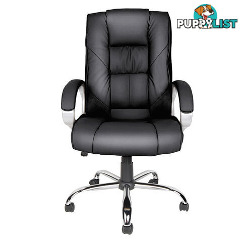 Executive PU Leather Office Computer Chair Black