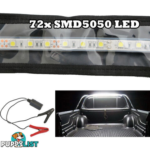 FLEXIBLE LED CAMPING LIGHT 5050 SMD CARAVAN BOAT WATERPROOF BAR STRIP 12V 1.3M