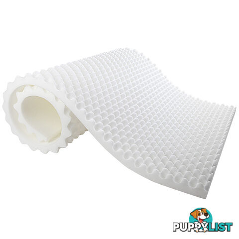 Deluxe Egg Crate Mattress Topper 5 cm Underlay Protector Single