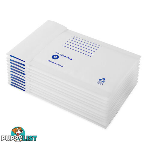 Set of 100 Bubble Padded Mailer Bag - 160mm x 230mm