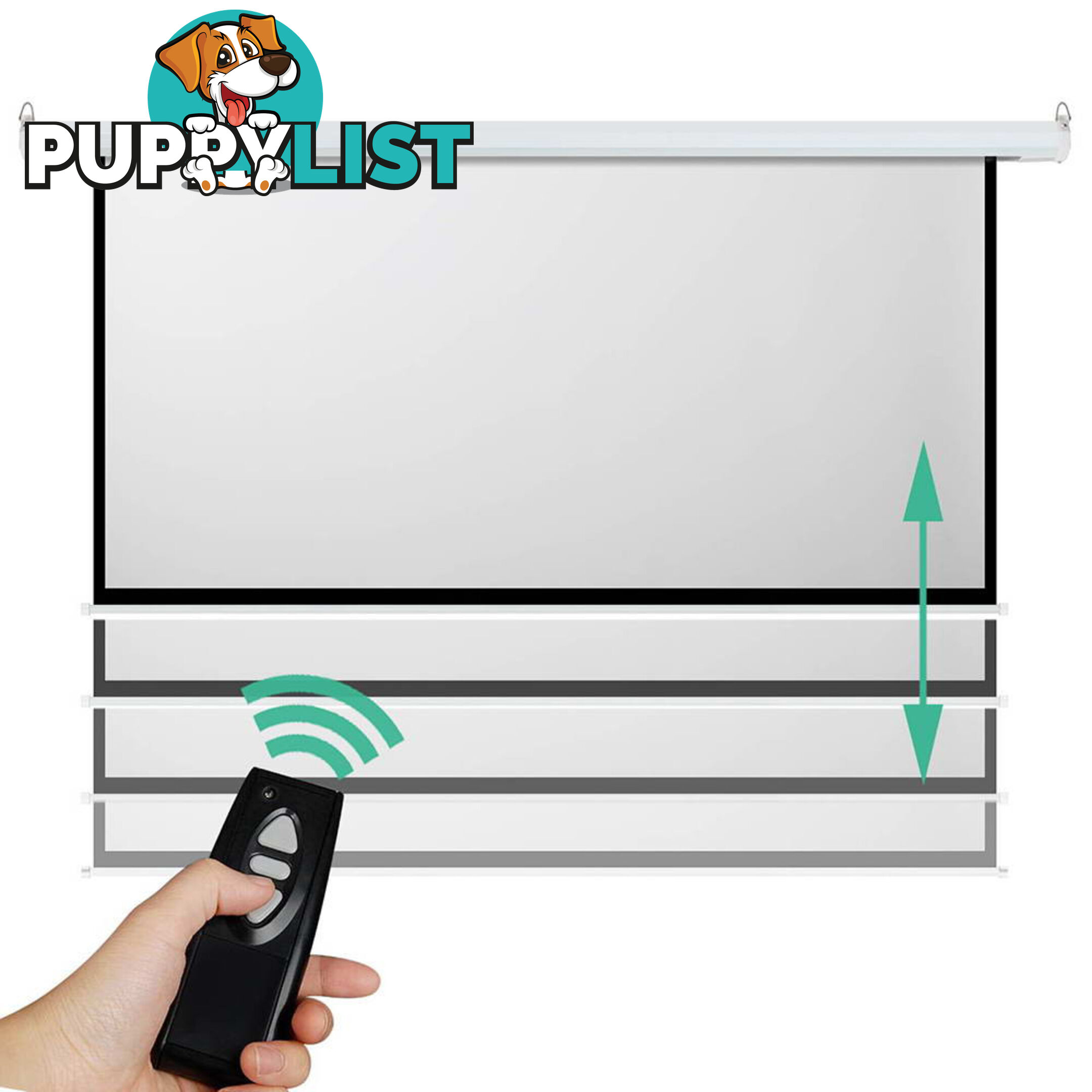 Electric Projector Screen - 266 cm