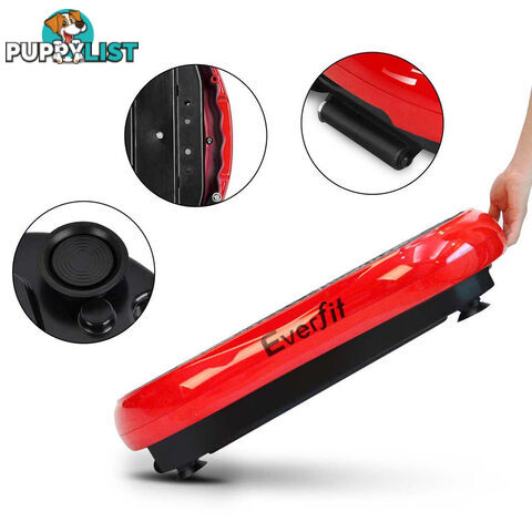 1000W Vibrating Plate with Roller Wheels - Red