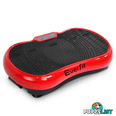 1000W Vibrating Plate with Roller Wheels - Red