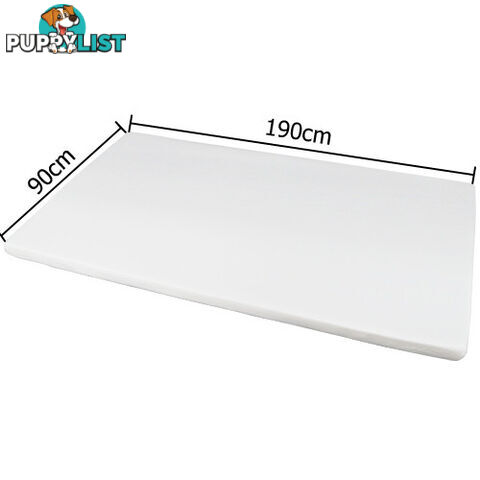 Visco Elastic Memory Foam Mattress Topper 7cm Double