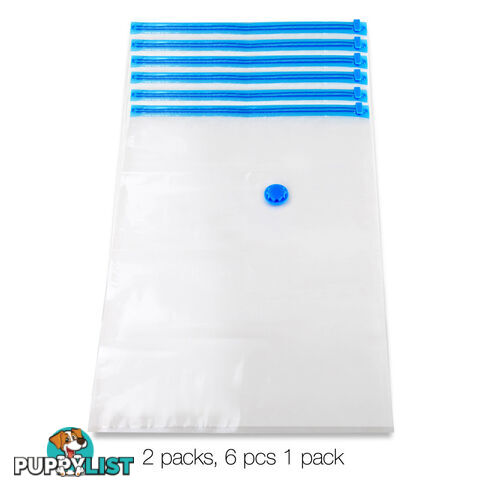 Set of 12 Vacuum Storage Bags 70 x 100cm