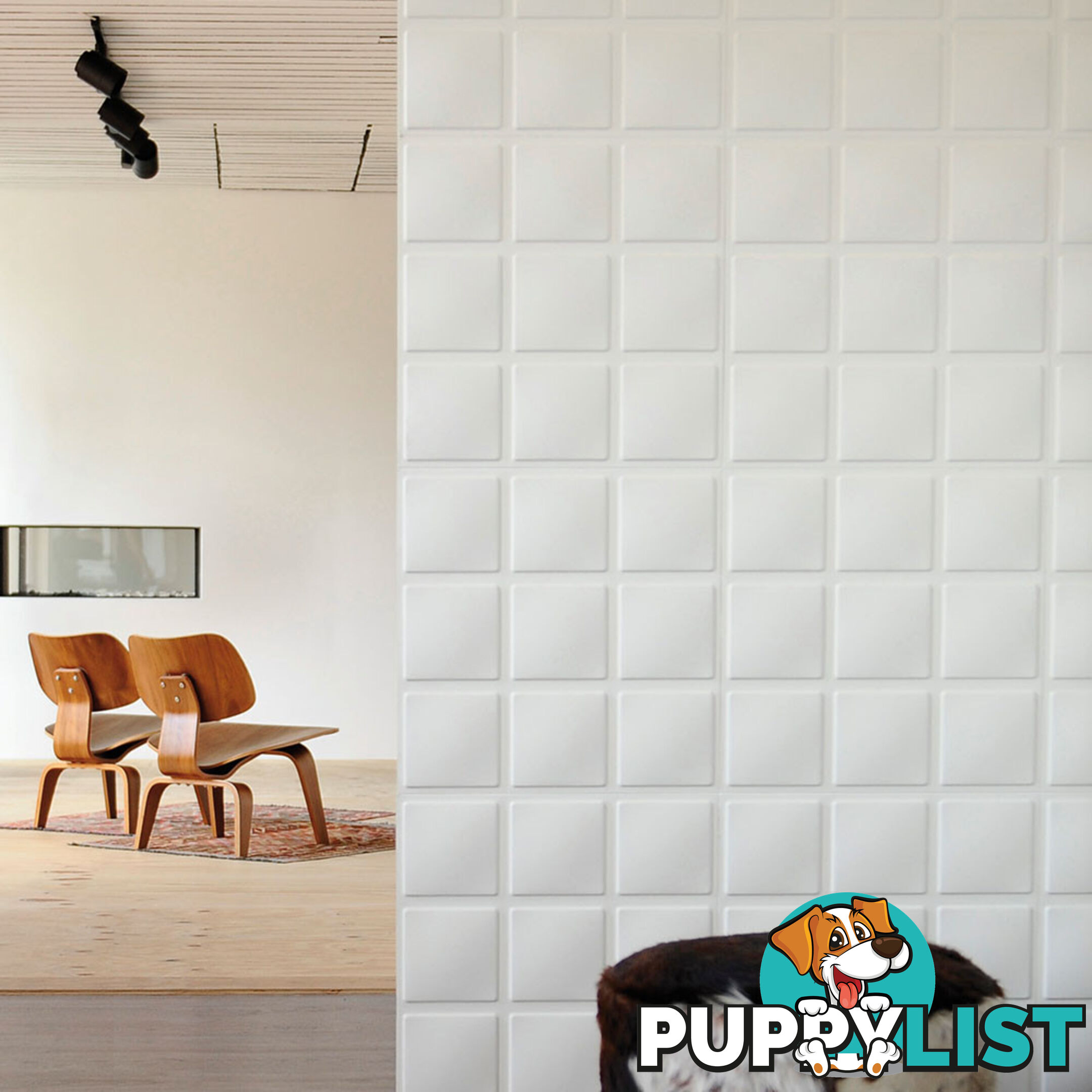 12 Pcs 3D Cube Design Wall Panel