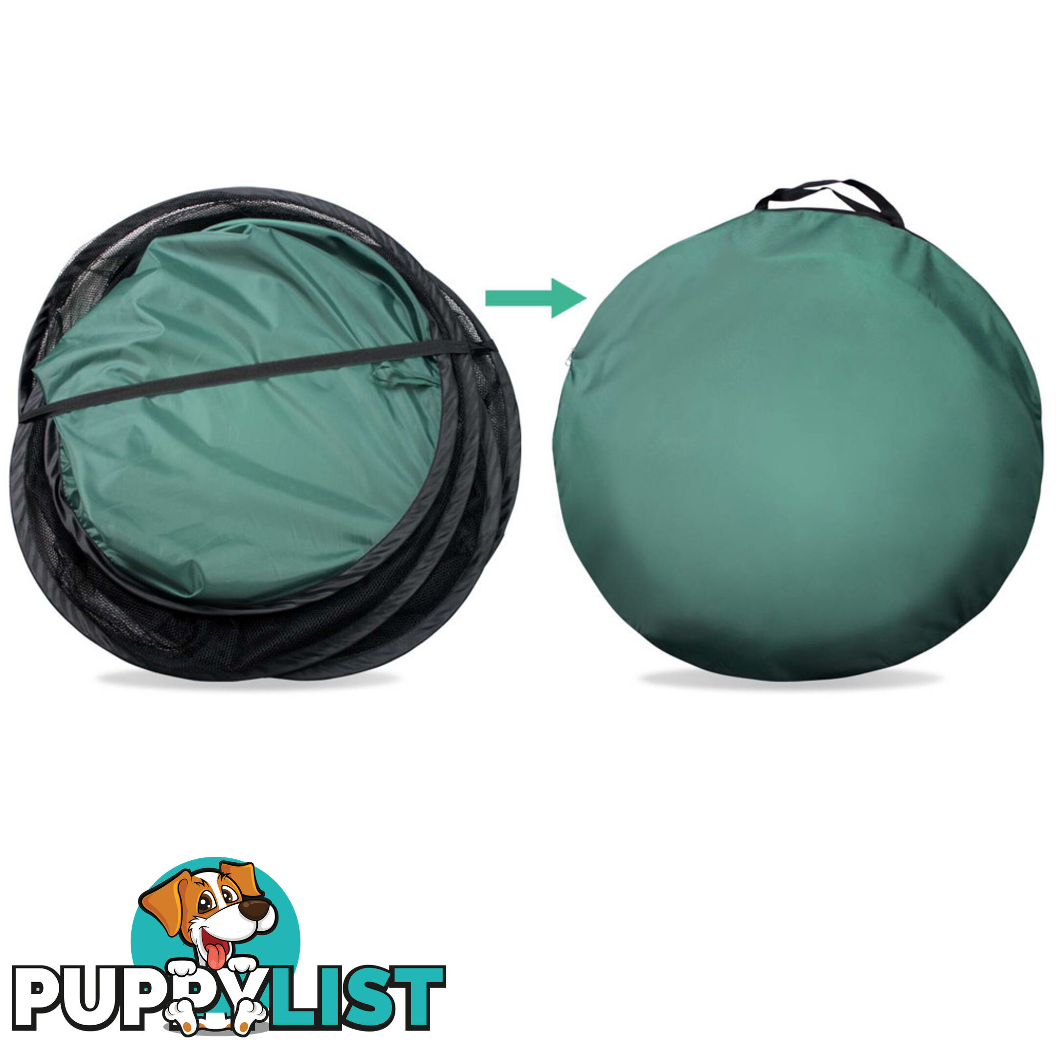 Pet Dog Puppy Cat Exercise Playpen Tent Black