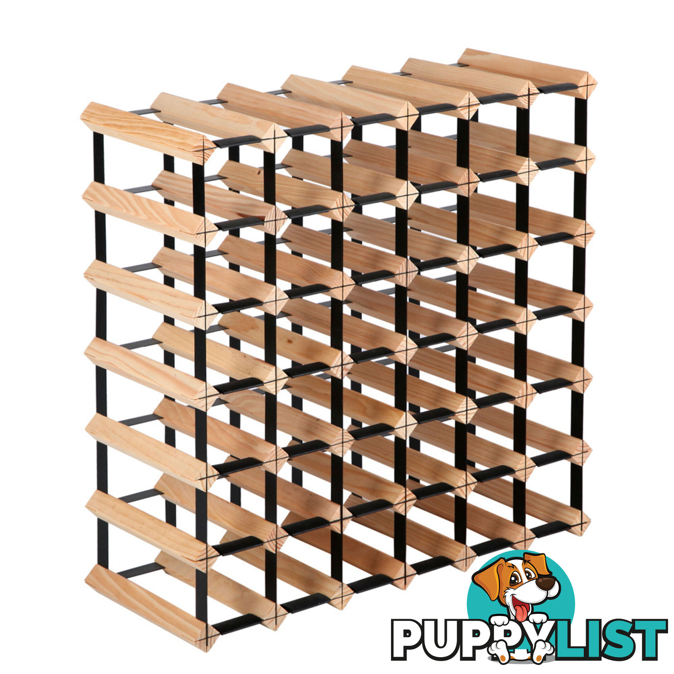 Timber Wine Rack 72 Bottles