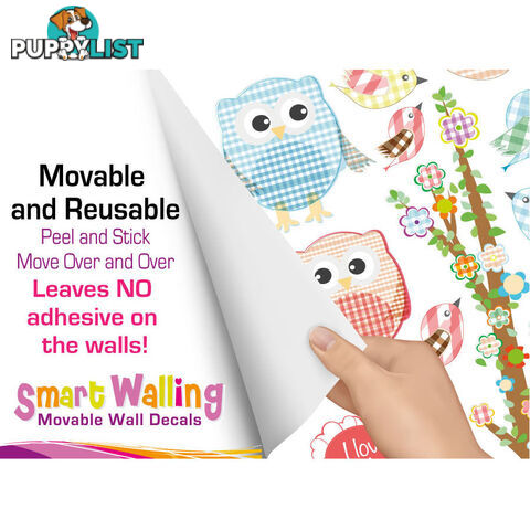 Love Owl-ways Tree Wall Stickers - Totally Movable