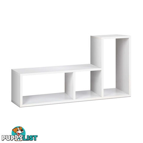 DIY L Shaped Display Shelf - White