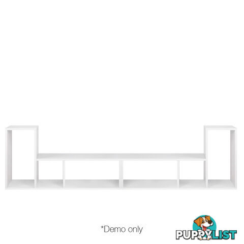 DIY L Shaped Display Shelf - White