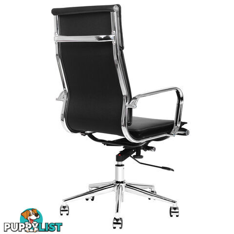 Executive PU Leather Office Computer Chair Black