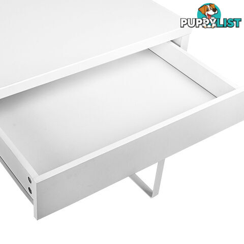 Office Study Computer Desk Cabinet White