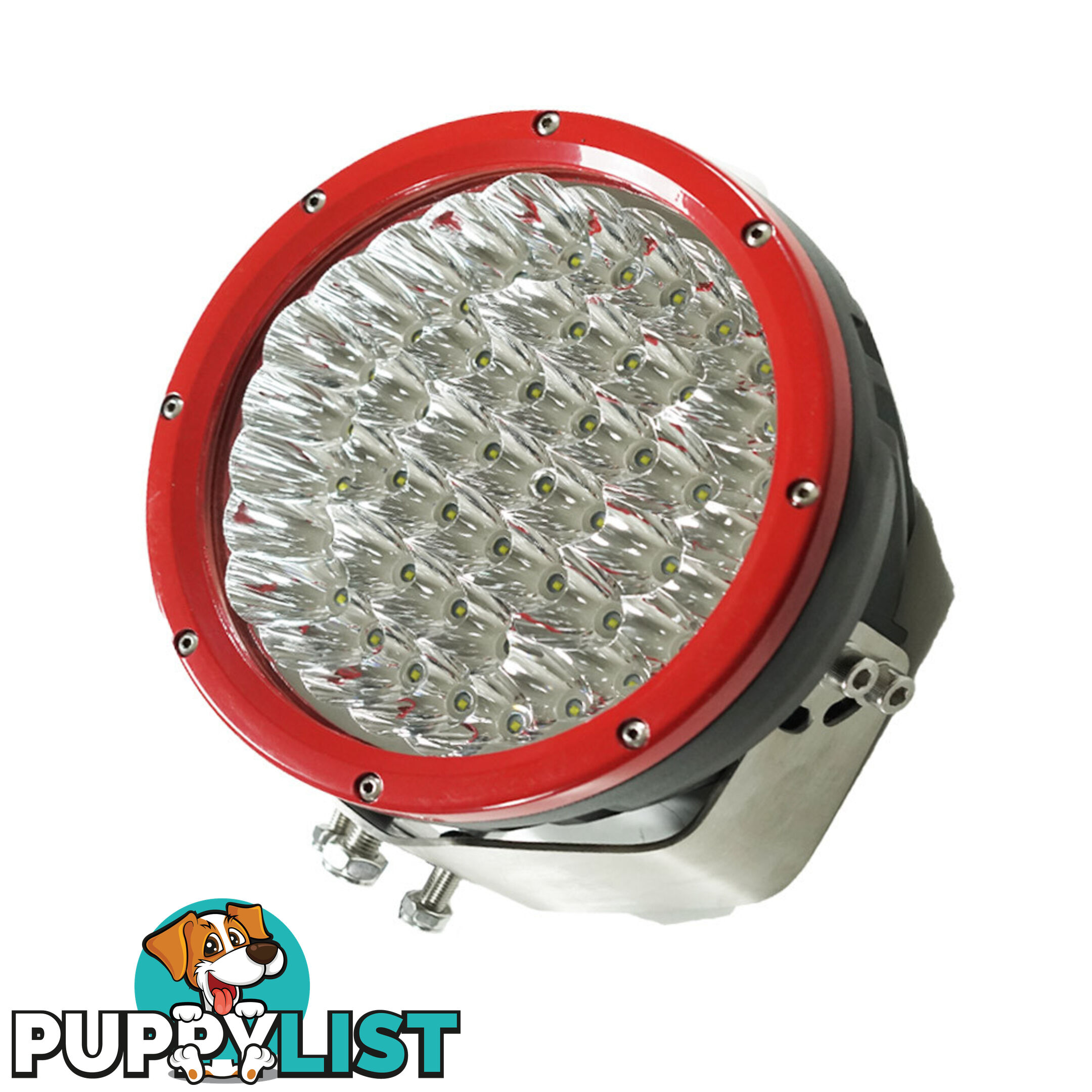 2X 9inch 315w CREE LED Driving Light Spot Beam Offroad Work Bar Lamp 12V 4WD 4X4 RED