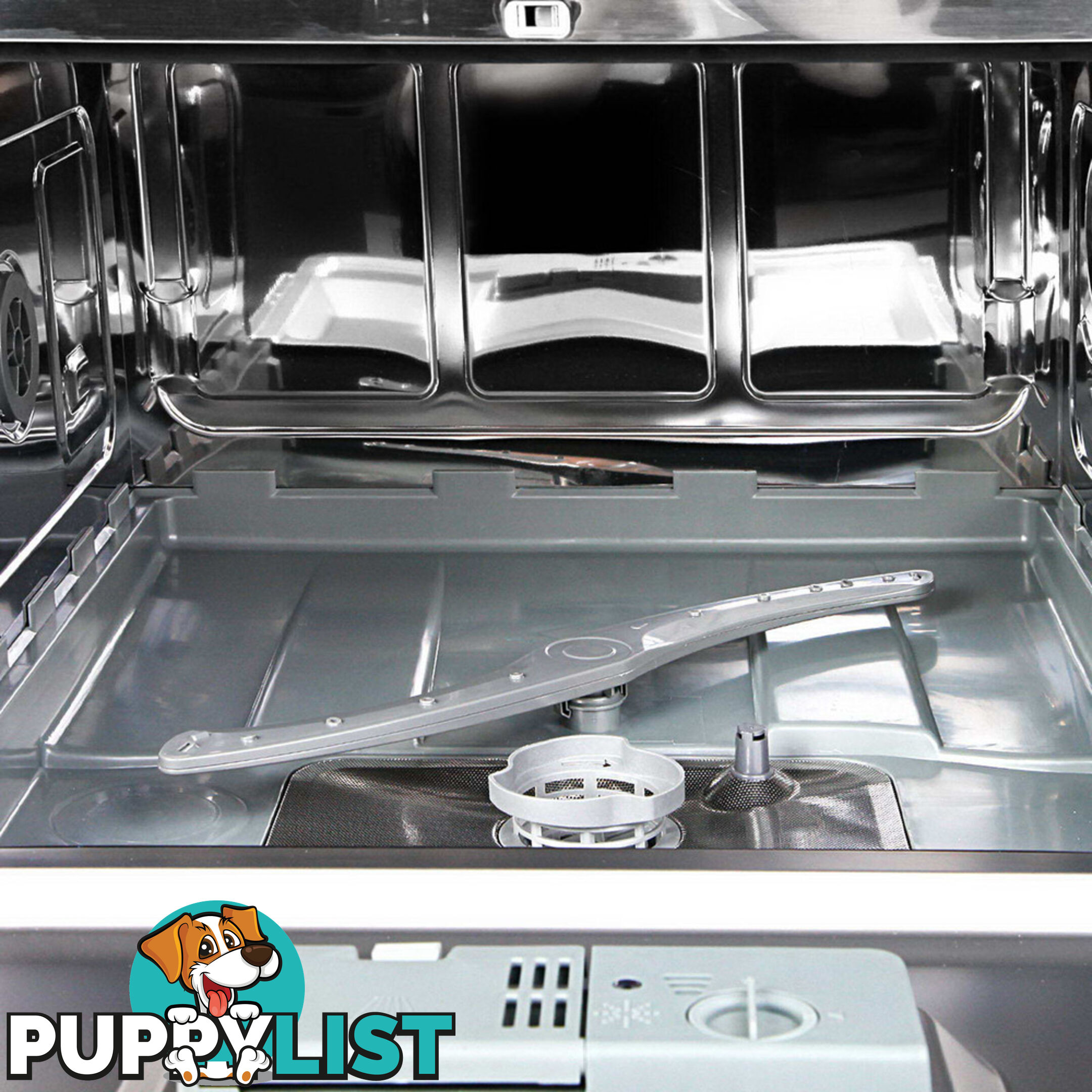 5 Star Chef Electric Benchtop Dishwasher Silver