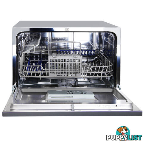 5 Star Chef Electric Benchtop Dishwasher Silver