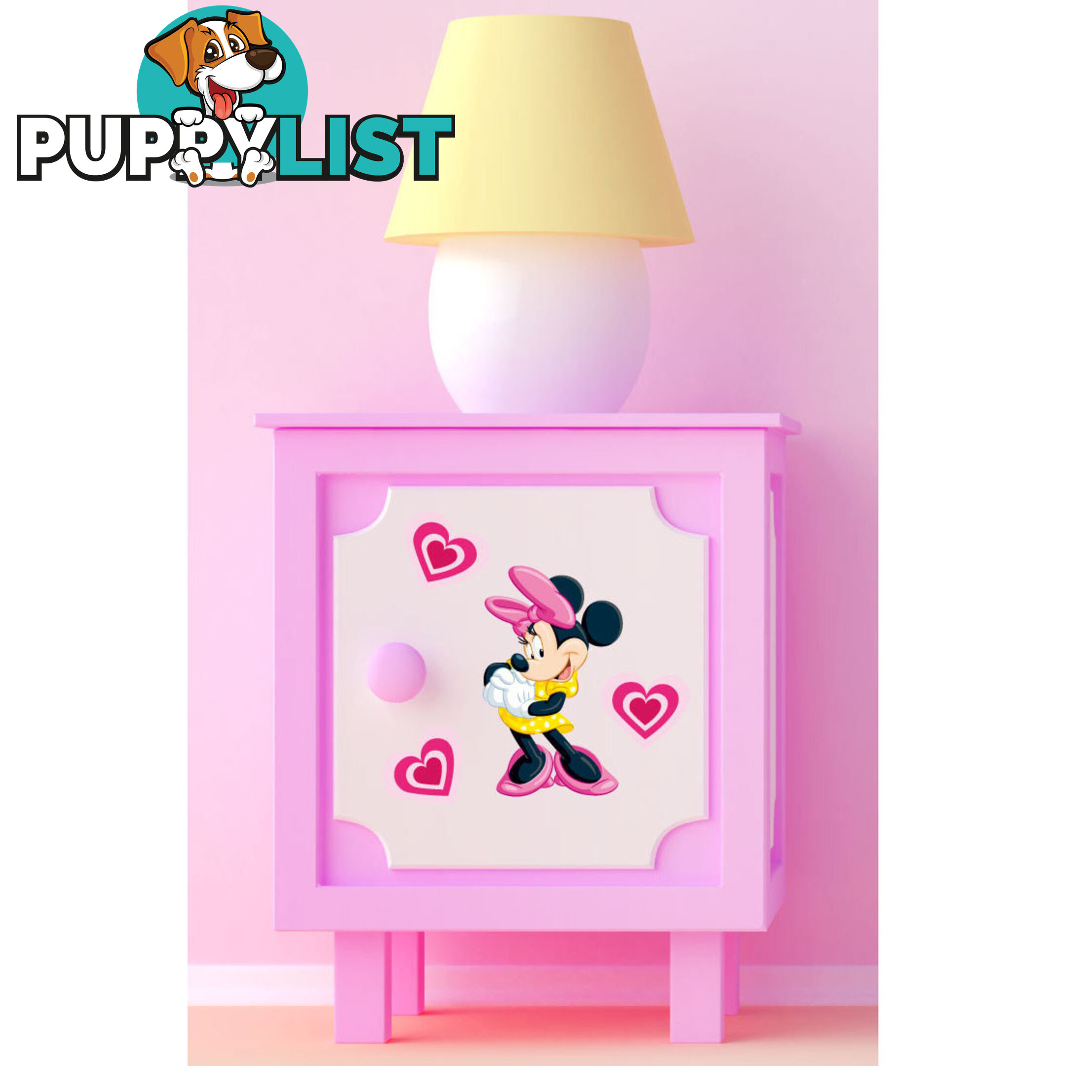 Minnie Mouse Wall Stickers - Totally Movable over and over