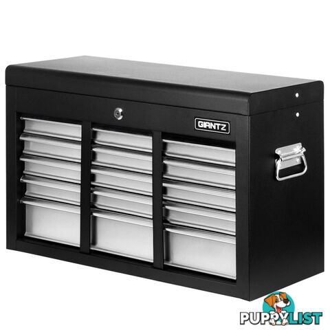 9 Drawers Tool Box Chest Black/Grey