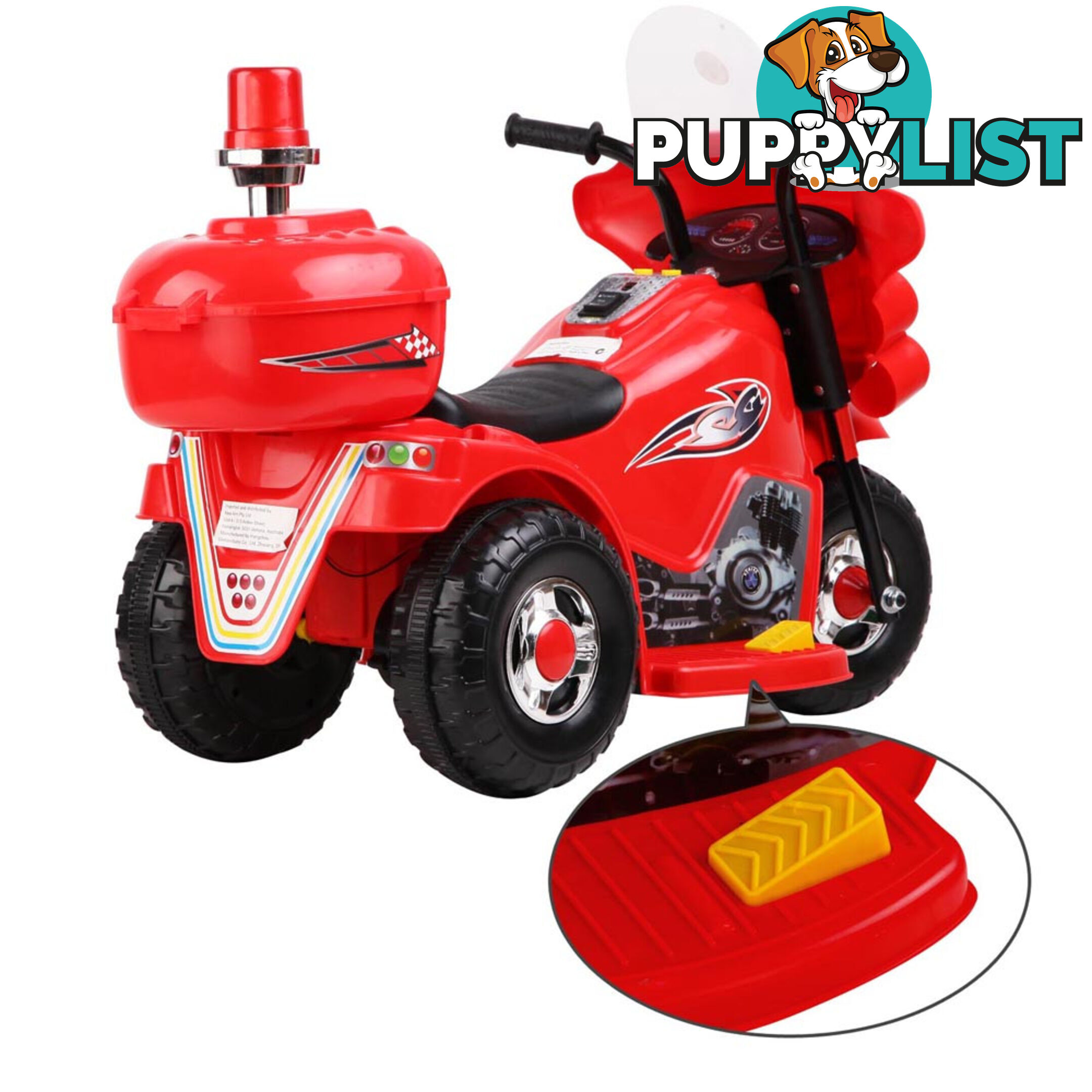 Kids Ride on Motorbike Red