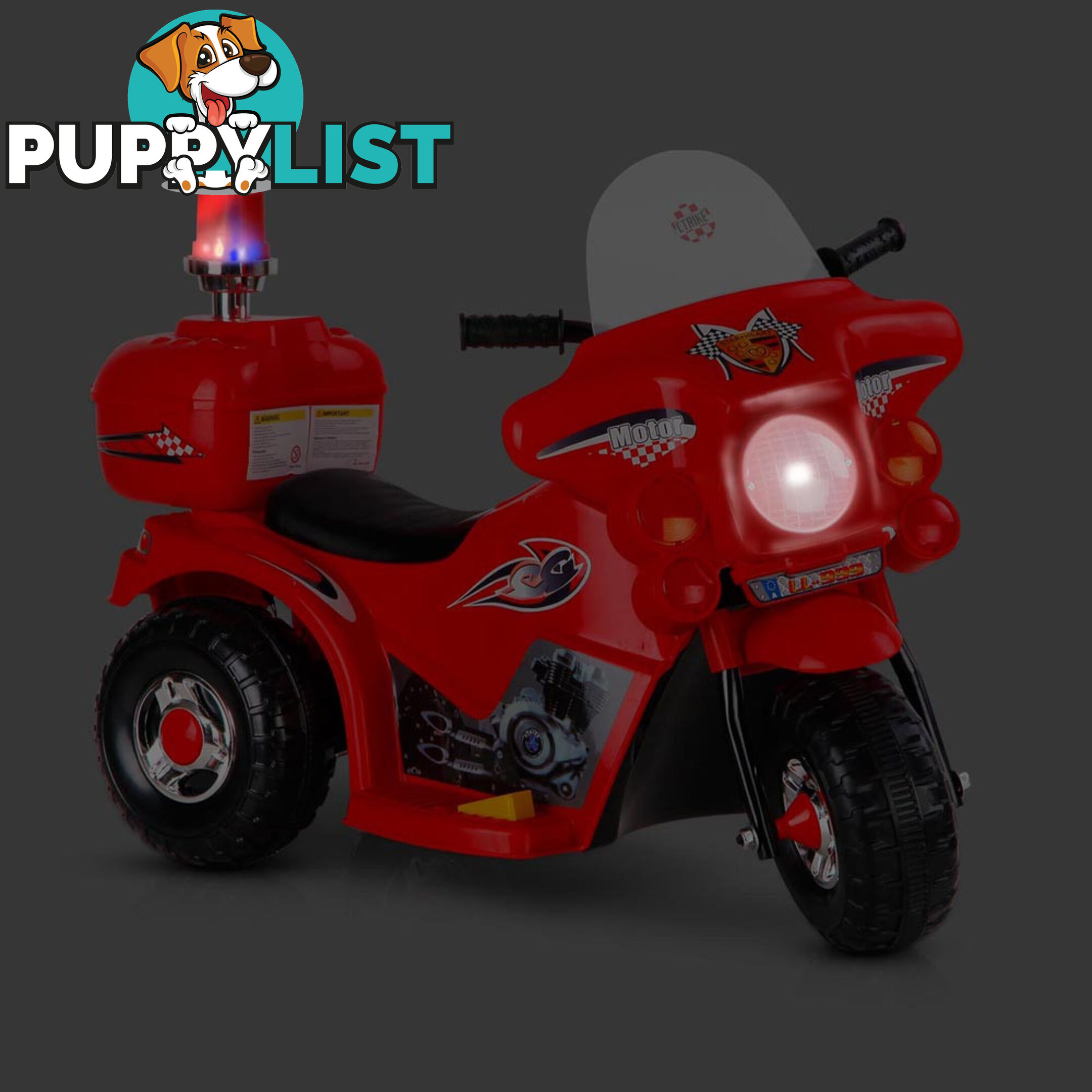 Kids Ride on Motorbike Red